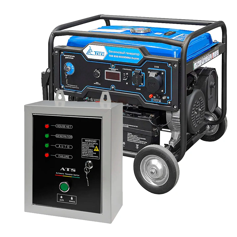 ТСС SGG 6000EHNA Duplex бензогенератор с блоком АВР ТСС С 9000/230 160012/190047