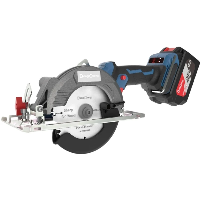 DongCheng DCMY140S(TYPE FK) аккумуляторная циркулярная пила (2 x 5 Ач, ЗУ)