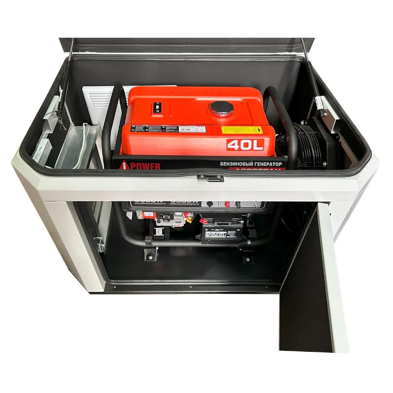 A-iPower A8000EAX бензиновый генератор в кожухе 1200 RAL 7035 УТ-11182371