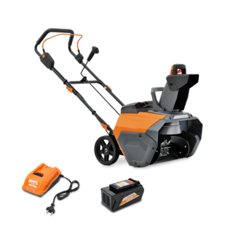 VILLARTEC WA4051 SET8 40В снегоуборщик аккумуляторный (1 x 8 Ач, ЗУ) ковш 51 см, выброс 8 м