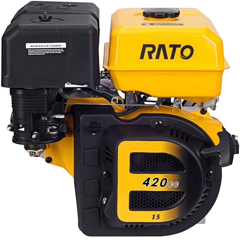 RATO R420 (Q-тип) двигатель бензиновый (вал D=25,4 мм; L=88,5 мм) R420-Q-R
