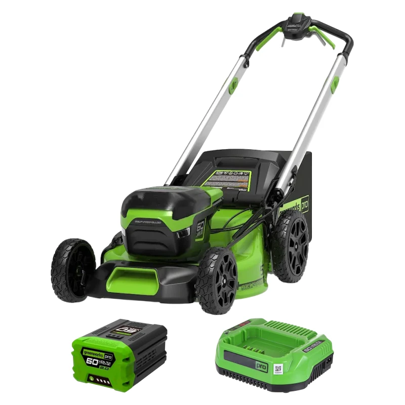 Аккумуляторная газонокосилка Greenworks GD60LM51SPK2 (1 x 2 Ач, ЗУ) 2514307UA