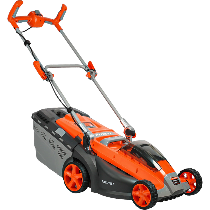 PATRIOT CM 435XL аккумуляторная газонокосилка (1 x 2.5 Ач, ЗУ) 512201435