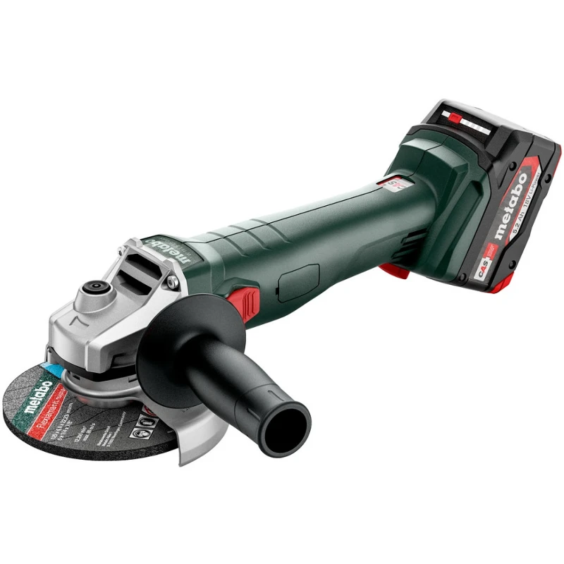 Metabo W 18 L 9-125 углошлифовальная машина аккумуляторная (2 x 5,2 Ач, ЗУ) 602249650
