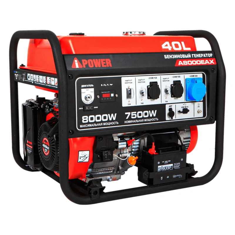 A-iPower A8000EAX бензиновый генератор 20120