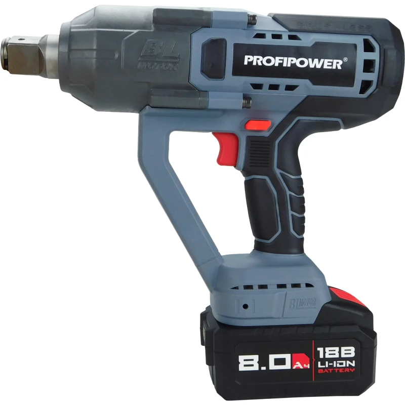 ProfiPower T-2500N аккумуляторный бесщеточный ударный гайковерт (1 x 8 Ач, ЗУ) E0189