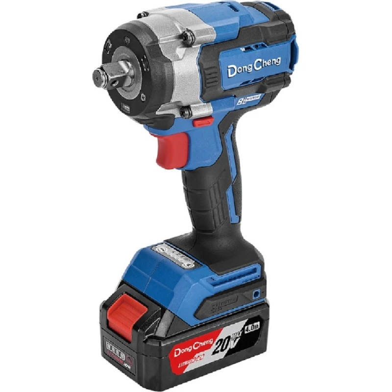 DongCheng DCPB598(TYPE EM) аккумуляторный ударный гайковерт (2 x 4 Ач, ЗУ)
