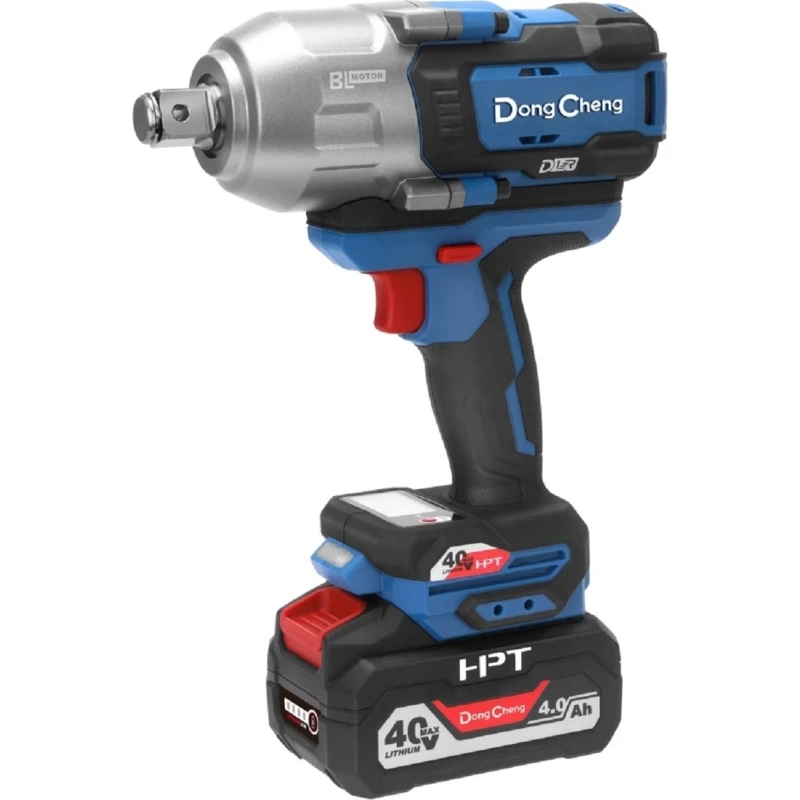 DongCheng DCPB1718(TYPE EK) аккумуляторный ударный гайковерт (2 x 4 Ач, ЗУ)