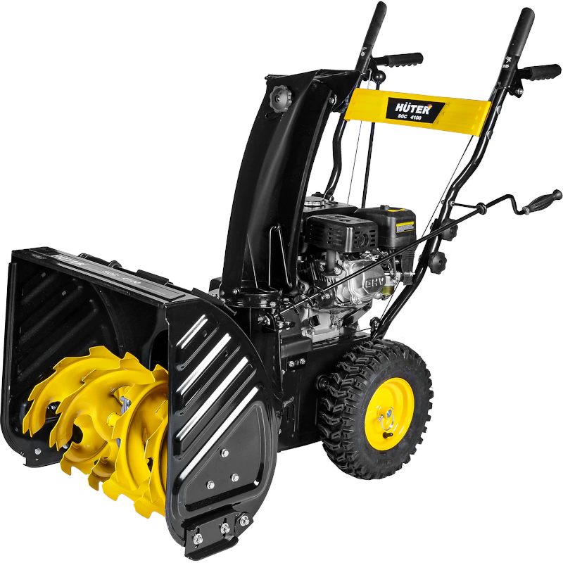 HUTER SGC 4100 снегоуборщик бензиновый 6.5 л.с, ковш 56 см, выброс 15 м, 5 вперед/2 назад 70/7/1