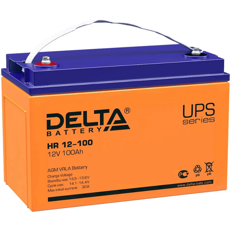 DELTA HR 12 100 аккумулятор 4614010180002