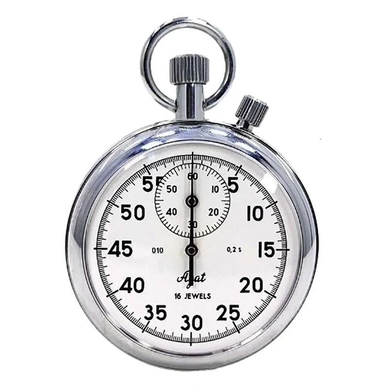 Секундомер механический двухкнопочный АГАТ СОСпр-2б-2-010, СОСпр-2б-2-010