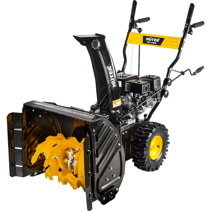 HUTER SGC4100W снегоуборщик 7 л.с, ковш 68 см, выброс 15 м, 5 вперед/2 назад 70/7/46