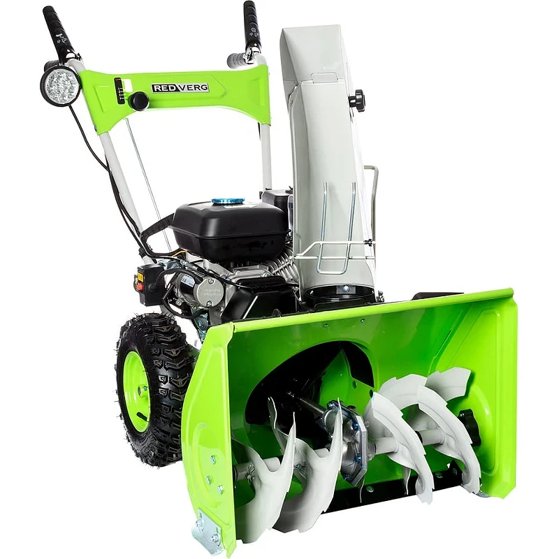 Redverg RD-SB56/7E бензиновый снегоуборщик 7 л.с, ковш 56 см, выброс 15 м, 4 вперед/1 назад
