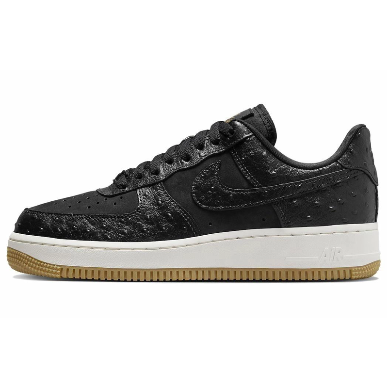 Nike Air Force 1 Black Ostrich