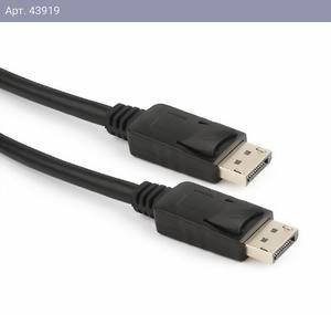 Кабель DisplayPort Cablexpert CC-DP-6, 1.8м, 20M/20M, черный, экран, пакет {100}