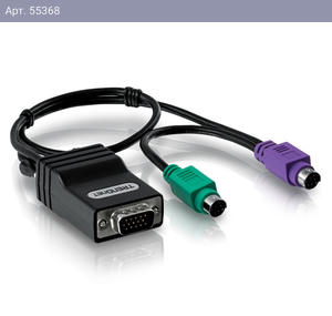 Переключатель консоли (KVM) TRENDnet CAT5 PS/2 Server Interface RTL {64}