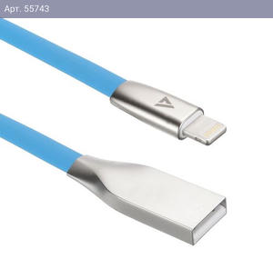 Кабели USB ACD USB кабель ACD-Infinity Lightning ; USB-A TPE, 1.2м, синий (ACD-U922-P5L)