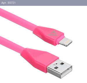Кабели USB ACD USB кабель ACD-Life Lightning ; USB-A TPE, 1м, маджента (ACD-U920-P5M)