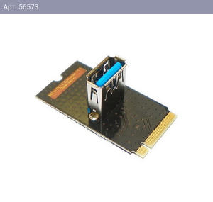 Адаптер Open-Dev Open-Dev M2-PCI-E-RISER Переходник с разъёма M2 (NGFF) на разъём райзера USB 3.0. Длина 42мм