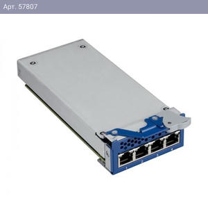 Модуль интерфейсный Advantech NMC01081801-T (NMC-0108-1801-T) Network Mezzanine Card with 4 GbE LAN ports, RJ-45 {8}