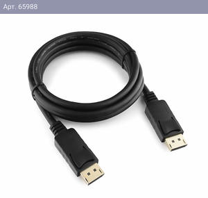 Кабель DisplayPort Cablexpert CC-DP2-5M, v1.2, 5м, 20M/20M, черный, экран, пакет RTL {50}