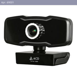 Веб-камера ACD-Vision UC500 CMOS 2МПикс, 1920x1080p, 30к/с, микрофон встр., кабель USB 2.0 1.5м, универс. крепление, черный корп. RTL {60} (551783)