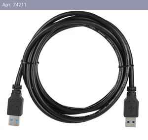 Кабель ACD-U3AAM-20L |ACD-U3AAM-20L| USB 3.0, A male - A male, ТТХ: |ACD-U3AAM-20L| (7/0.12BC+HDPE)*1P+|(7/0.12BC+HDPE)*2C+7/0.12BC+AL|*2P +7/0.16BC*2C+AL+7/0.12BC+B(80/0.12AL)PVC5.5, Черный, 2м (742118)