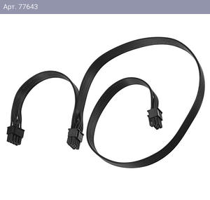 Кабель ITZR 6pin-2 x 6+2pin UL STANDARD 6 pin to 2 x 6+2 pin GPU power adapter splitter cable