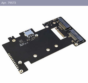 Плата интерфейсная Khadas New M2X Extension Board (KM2X-V-002) NVMe SSD/4G LTE