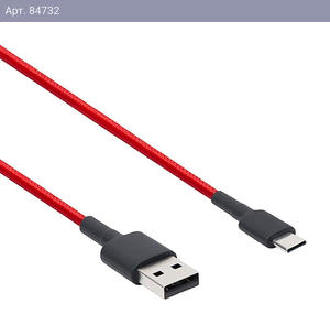 Кабели USB Xiaomi Кабель Xiaomi Mi Braided USB Type-C Cable 100см Red SJX10ZM (SJV4110GL) (703805)
