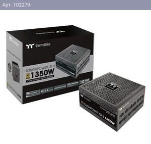 Блок питания Thermaltake Toughpower GF3 1350 TPD-1350AH2FSG 1350W, 80 Plus Gold, Fully Modular (12+4 pin PCIe Gen 5) PS-TPD-1350FNFAGE-4 (534352)