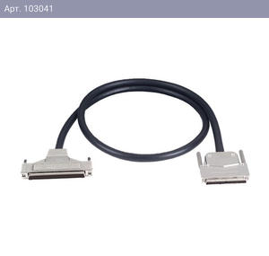 Кабель Advantech PCL-101100S-1E Экранированный с разъемами Mini-SCSI-100PCL-101100S-1E Advantech 1 м, медь, 15В, изоляция ПВХ. Разъемы: 2x100-pin mini-SCSI Female