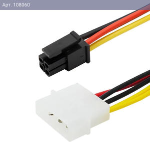 Кабель Cablexpert Кабель питания Molex - MiniFit 4pin