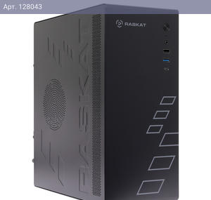 Компьютер Raskat Standart 300 (Intel Core i3 12100, RAM 8Gb, SSD 240Gb, no OS, kb+ms, black)