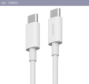 USB кабель CUKTECH Type-C to Type-C charging cable_1m_