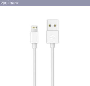 Кабель USB/Lightning Cable ZMI AL813C White 100 см (ZMKAL813CCWH)