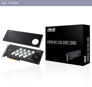 Плата расширения ASUS HYPER M.2 X16 GEN5 CARD /PCIE 5.0 M.2 X16, ADD ON CARD