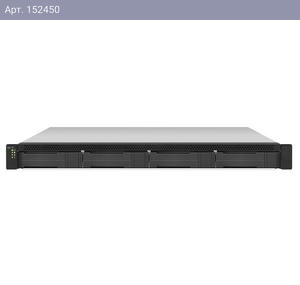 Сетевой накопитель Infortrend GSe Pro 1004RP-C 1U/4bay, supports NAS, SAN, object protocol and cloud gateway, Single controller subsystem including 4x1G iSCSI ports, 2xUSB 3.0, 2x USB 2.0, 1x4GB, 2x(PSU+FAN Module), 4x drive trays (only supports SATA driv