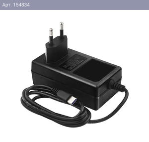 Блок питания Gembird NPA-DC5 для Raspberry Pi 4B, Pi 5, Черный, 5.1V, 5A, 25,5Вт, Кабель 1.5 m, USB Type-C output jack
