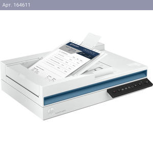 Сканер планшетный HP Scanjet Pro 2600 f1, A4, CIS, 600x600dpi, ДАПД 60 листов, ч/б 25 стр. или 50 изобр. в минуту (300dpi),цв. 25 стр/мин / 50 изобр/мин, 48 бит, 24 бит, USB 2.0