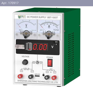 Лабораторный источник питания BST-1503T 15В, 3А, цифровой и аналоговый дисплей, 1 канал