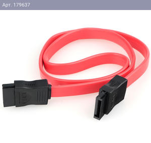 Кабель интерфейсный SATA Cablexpert CC-SATA-DATA-N, Sata3 7pin / 7pin, медн.проводник, 50см, пакет