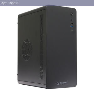 Компьютер Raskat STANDART 300 (Intel Core i3-12100, RAM 16GB, SSD 256GB, noOS, Black)