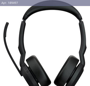 Беспроводная гарнитура Jabra Evolve2 55, Link380c MS Stereo Stand (PN:25599-999-889)