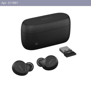 Беспроводная гарнитура Jabra Evolve2 Buds USB-A MS (PN: 20797-999-999)