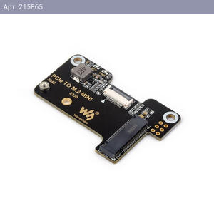 Плата интерфейсная ACD Waveshare PCIe To M.2 Mini Adapter for Raspberry Pi 5 Supports NVMe Protocol M.2 Solid State Drive, High-speed Reading/Writing, Raspberry Pi 5 NVMe HAT