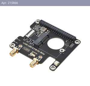 Плата интерфейсная набор ACD Waveshare PCIe To M.2 E KEY HAT for Raspberry Pi 5 , Compatible With NGFF (M.2 E Key) Wireless NIC, Supports USB Bluetooth Connection, HAT+ Standard, Raspberry Pi 5 PCIe HAT
