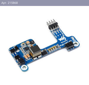 Плата интерфейсная ACD Waveshare Power over Ethernet HAT (E) for Raspberry Pi 3B+/4B 802.3af-compliant