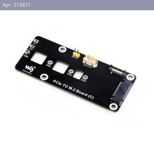 Плата интерфейсная ACD Waveshare PCIe To M.2 Adapter Board (C) for Raspberry Pi 5 , Supports NVMe Protocol M.2 Solid State Drive, High-speed Reading/Writing
