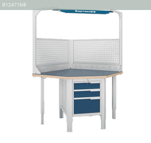 Верстак (угловой) CTR U532.S3.1-1FR